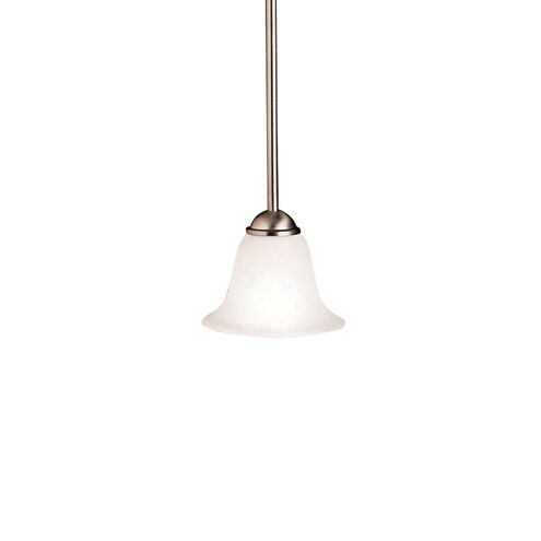 Dover 1 Light 6 inch Brushed Nickel Mini Pendant Ceiling Light