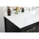 Irene 60 X 22 X 34 inch Black Vanity Sink Set