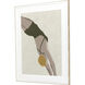 Dive / Plunge Green and Beige and Brown and Neutral Framed Art