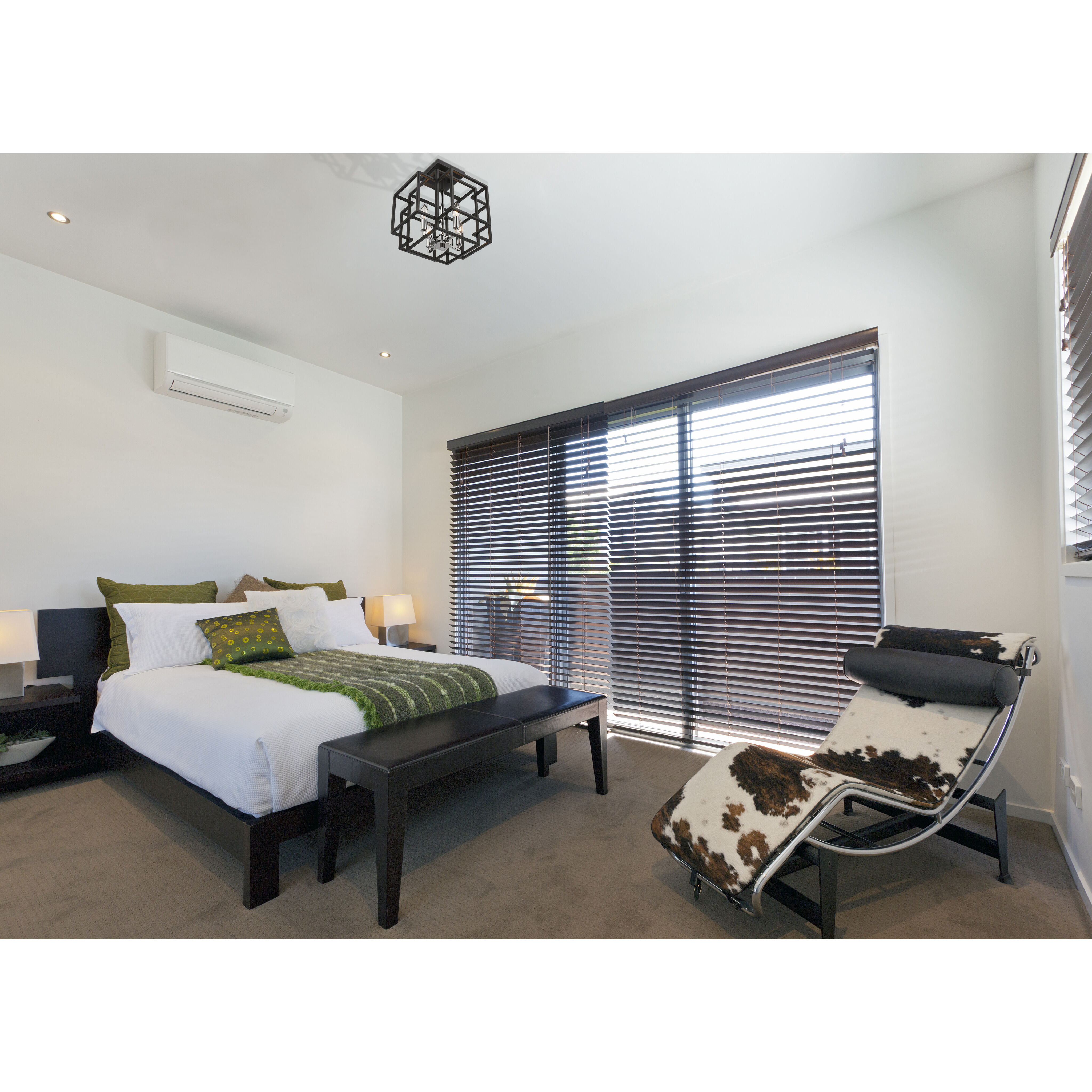 Titania 4 Light 14 inch Black and Chrome Semi Flush Mount Ceiling Light in 5.25