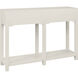 Sawyer 48 X 12 inch Shoji White with Natural Console Table