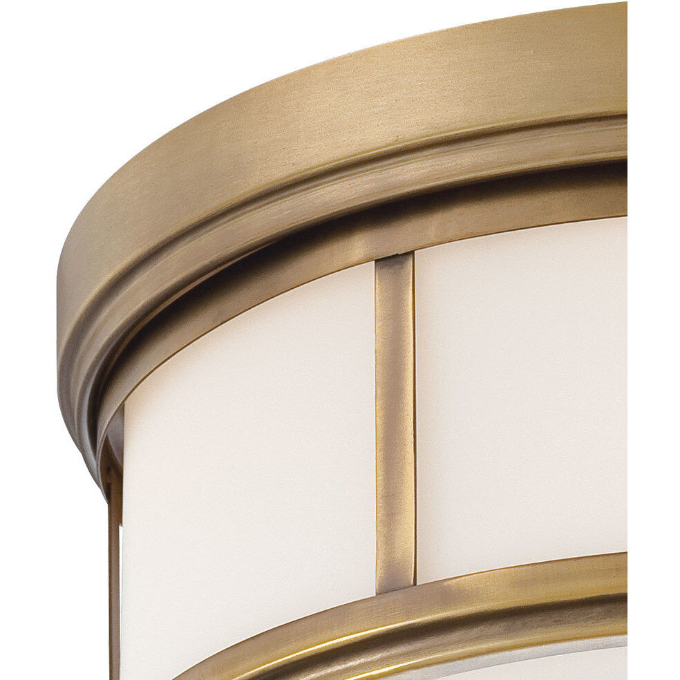 Harbour Point 2 Light 14 inch Liberty Gold Flush Mount Ceiling Light