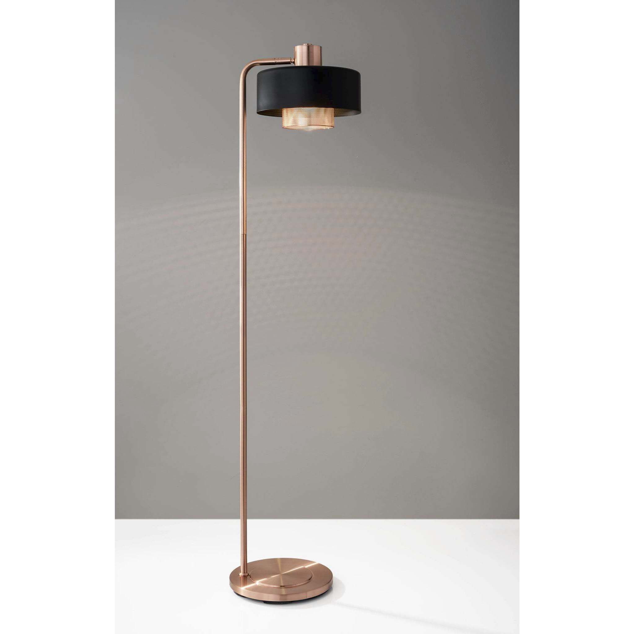 Brushed copper lamp on sale
