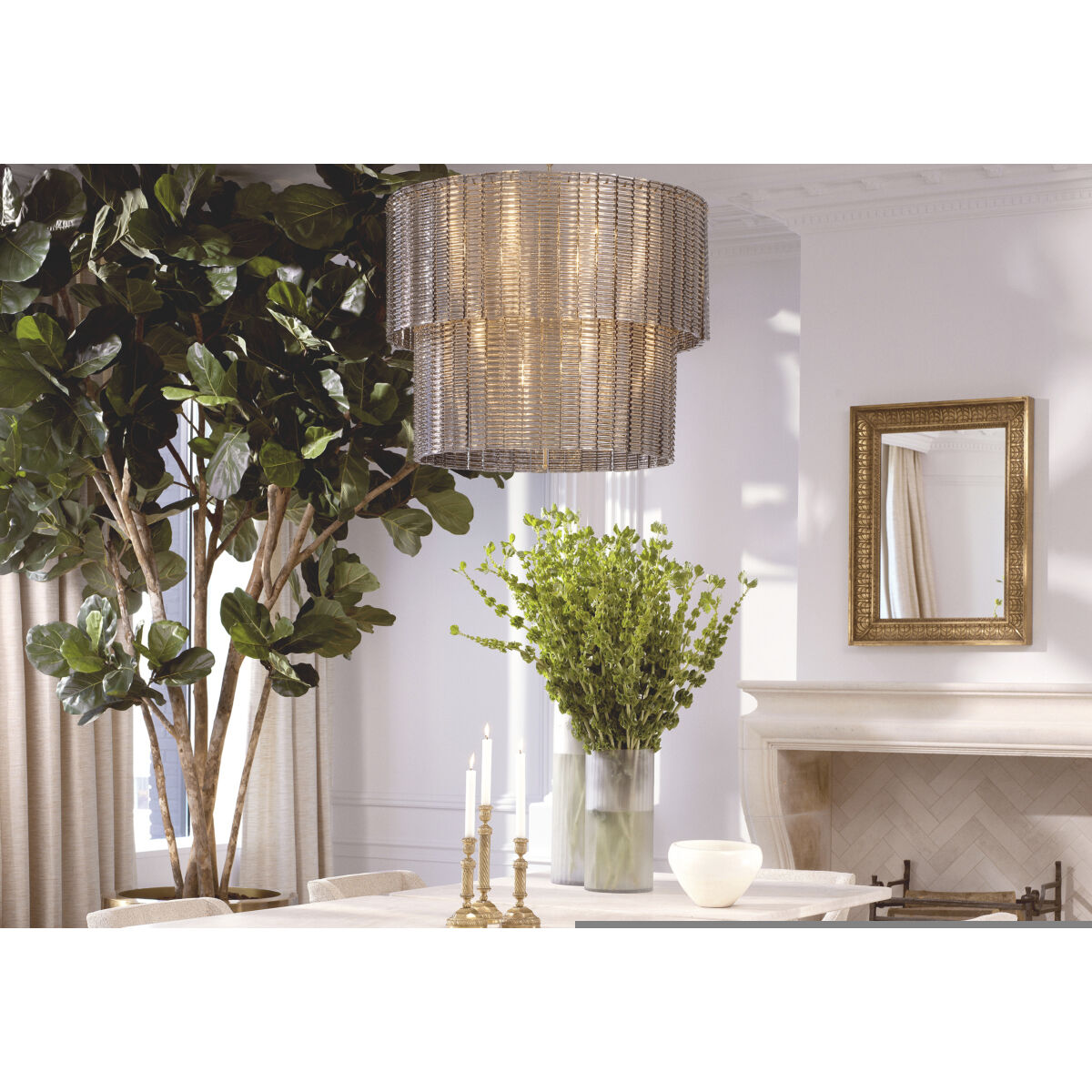 Imperial 21 Light 36.81 inch Brushed Brass Chandelier Ceiling Light