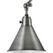 Arti 1 Light 7.75 inch Polished Antique Nickel Indoor Wall Sconce Wall Light
