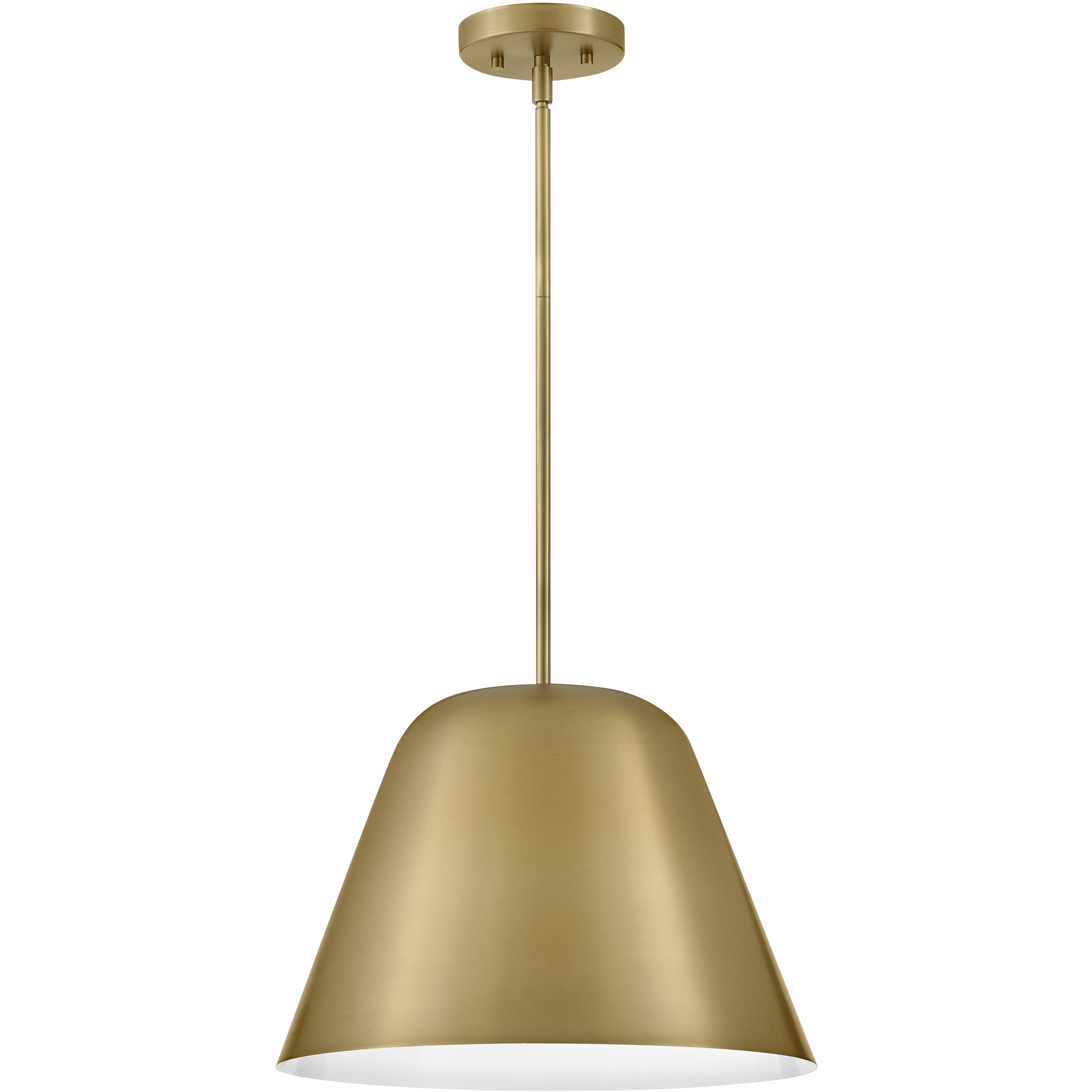 Madi LED 16 inch Lacquered Brass Pendant Ceiling Light