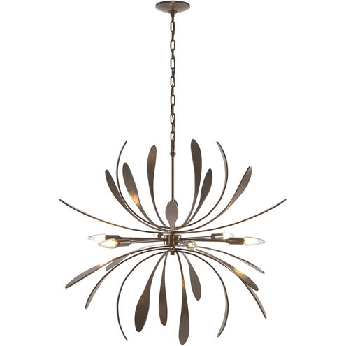 Dahlia 6 Light 33 inch Bronze Chandelier Ceiling Light