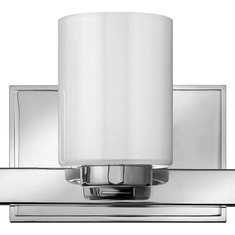 Miley 3 Light 22 inch Chrome Vanity Light Wall Light in Cased Opal