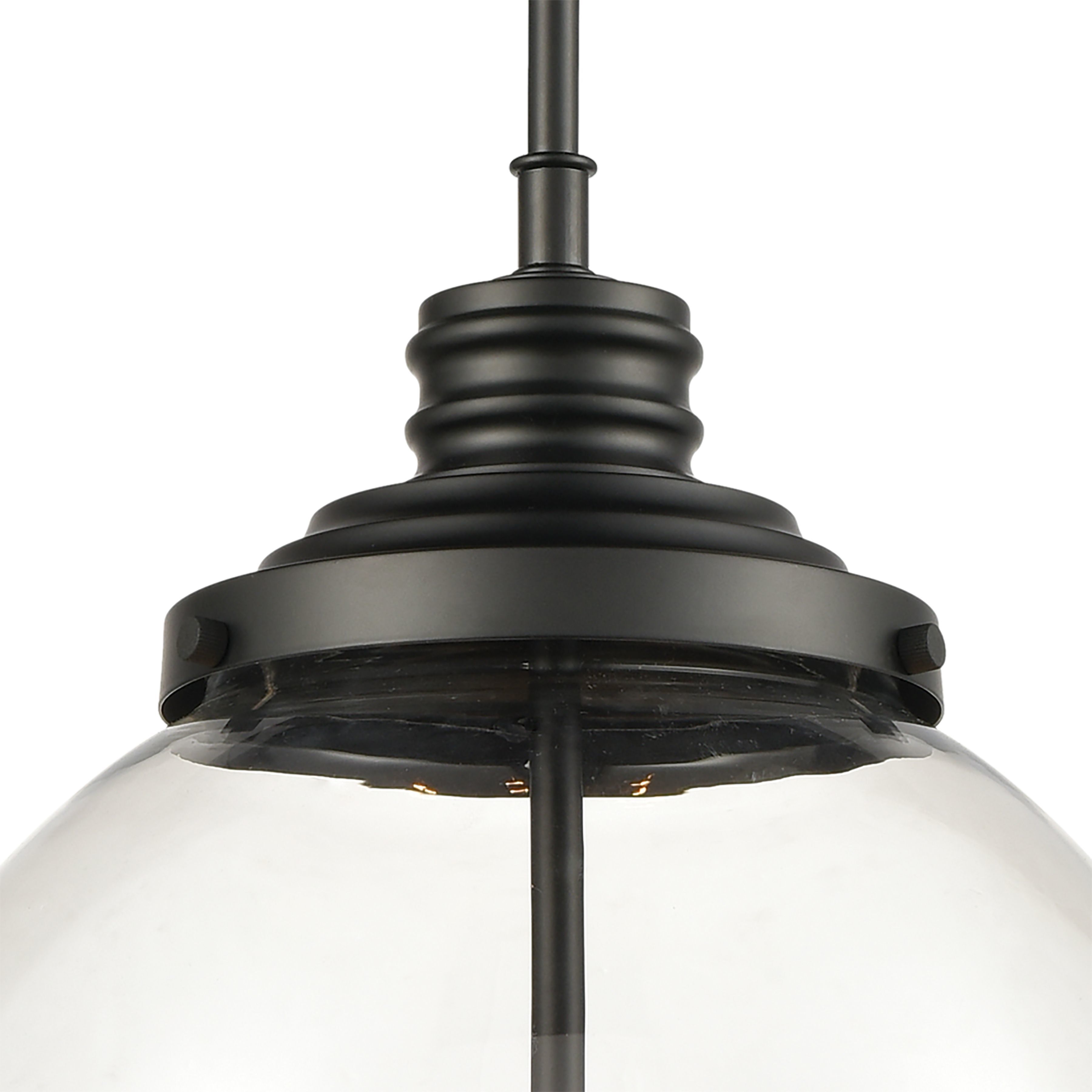 Chandra Pendant Ceiling Light in Matte Black