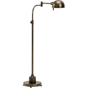 Wildwood 40 inch 60 watt Bronze Swing Arm Floor Lamp Portable Light