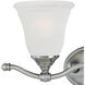 Harmony 2 Light 16 inch Satin Pewter Vanity Light Wall Light