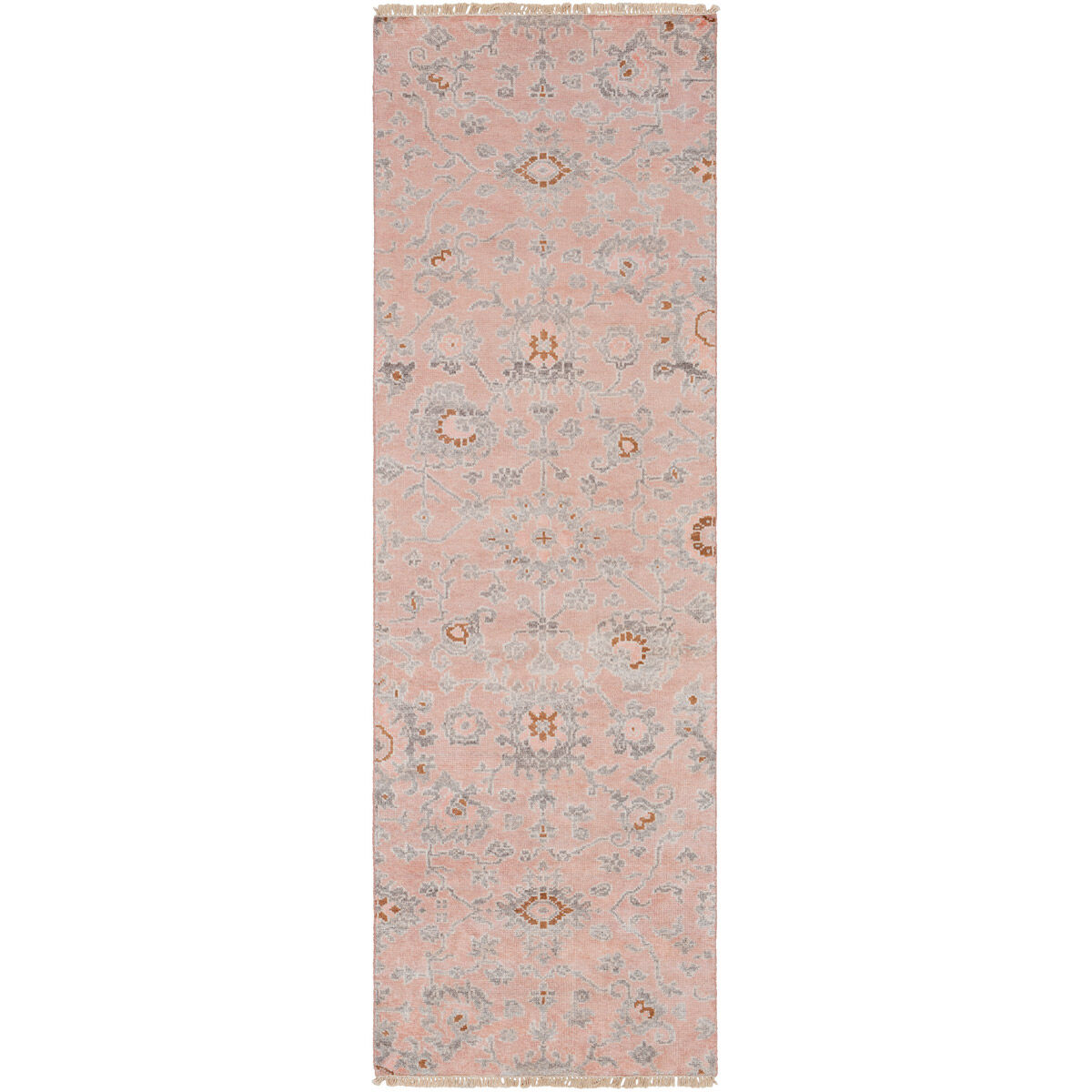 Gorgeous 96 X 30 inch Beige/Pale Pink/Medium Gray/Peach/Khaki/Camel Rugs