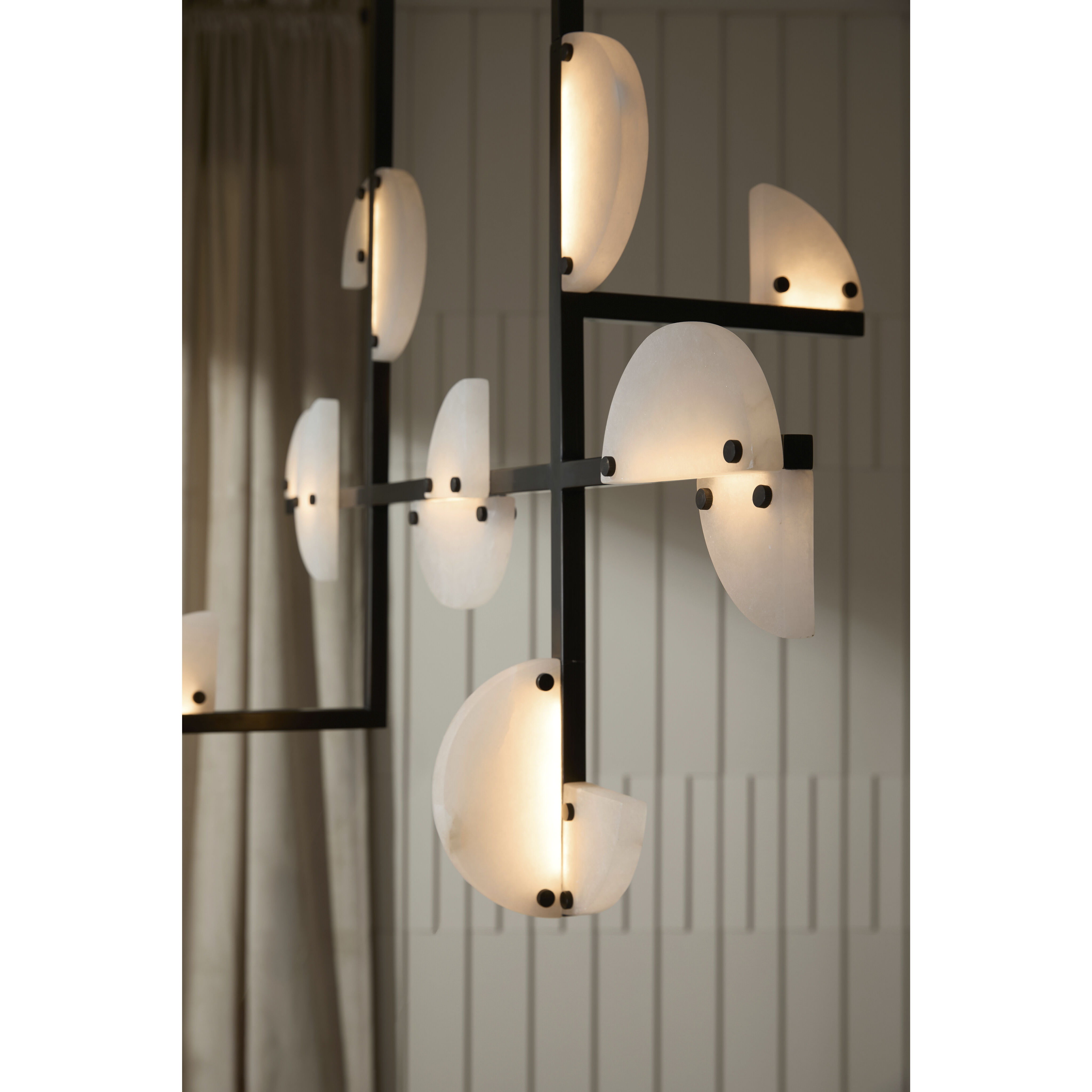 Nova 14 Light 39.5 inch English Bronze Linear Chandelier Ceiling Light