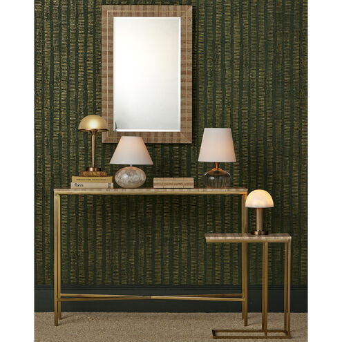 Dezi 24.25 X 20 inch Natural/Brass C Table