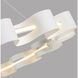 Nami LED 32.75 inch Antique White Chandelier Ceiling Light