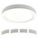 wELO 1 Light 8.13 inch White Surface Ceiling Light in 3000K