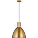 Sean Lavin Brynne LED 14.13 inch Burnished Brass Pendant Ceiling Light
