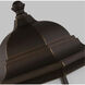 Sevier 1 Light 22.13 inch Antique Bronze Outdoor Post Lantern, Large