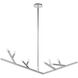 Oaks 8 Light 21 inch Polished Nickel Chandelier Ceiling Light