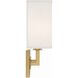Durham Bath Wall Light in Vibrant Gold
