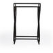 Demi Modern Mirrored Nesting Tables in Black