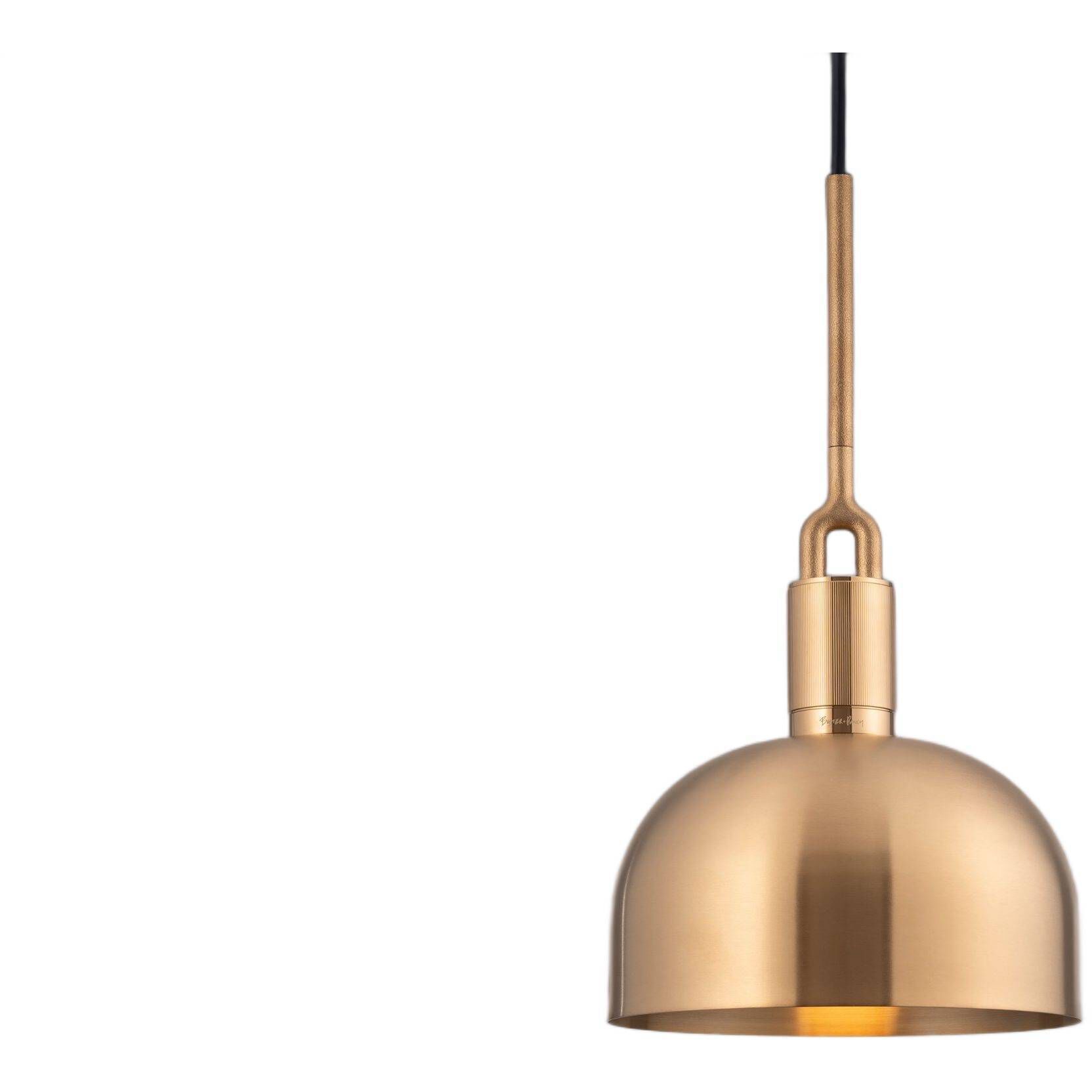 Forked LED 9.84 inch Brass Pendant Ceiling Light