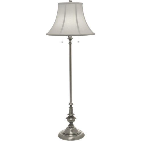 Ellie 60 inch 100 watt Antique Nickel Floor Lamp Portable Light