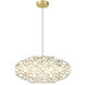 Coral LED 30.88 inch Gold Chandelier Ceiling Light
