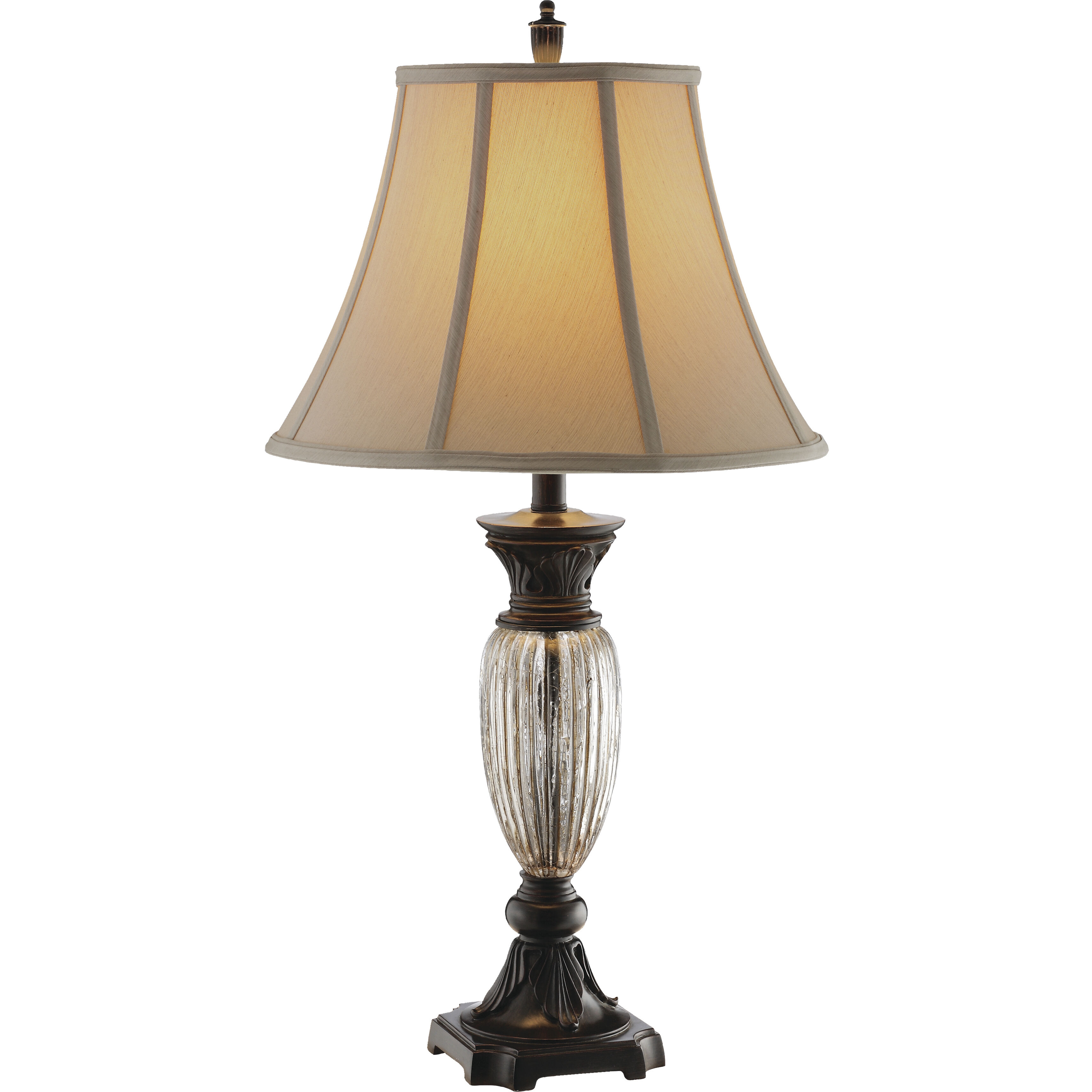 Tempe 31.25 inch 150 watt Bronze with Silver Mercury Table Lamp Portable Light