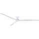 Spitfire Matte White Fan Motor