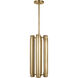 Avroko Capa LED 10 inch Hand Rubbed Antique Brass Pendant Ceiling Light