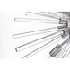 Sienna 10 Light 32 inch Chrome Pendant Ceiling Light