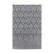 Tidal 108 X 72 inch Medium Gray Rugs, Viscose and Wool