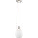 Ballston Eaton 1 Light 6 inch Polished Nickel Pendant Ceiling Light, Ballston