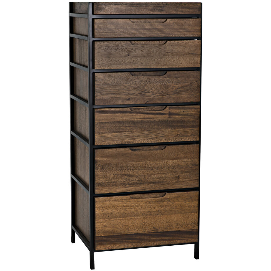 Seoul 26 X 24 inch Dark Walnut Consoles, Tallboy