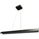 Pamelyn LED 48 inch Matte Black Horizontal Pendant Ceiling Light