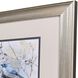 Blossoms & Bluebird Blue and Gray Framed Art