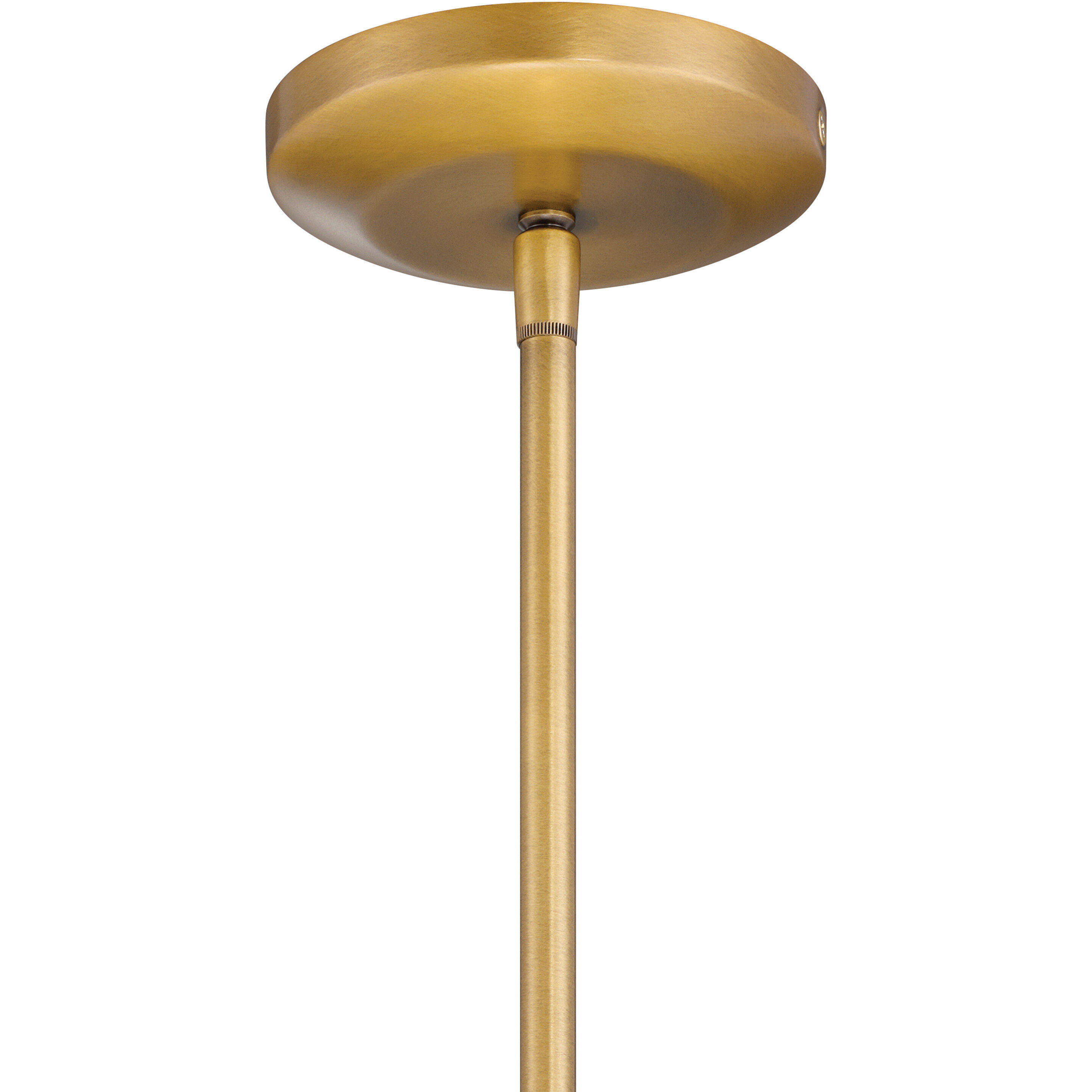 Goldenridge 1 Light 20 inch Legacy Brass and Dark Matte Black Pendant Ceiling Light