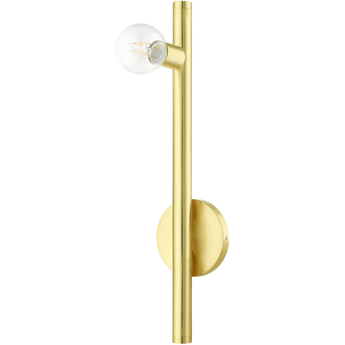 Bannister 1 Light 5 inch Satin Brass Wall Sconce Wall Light