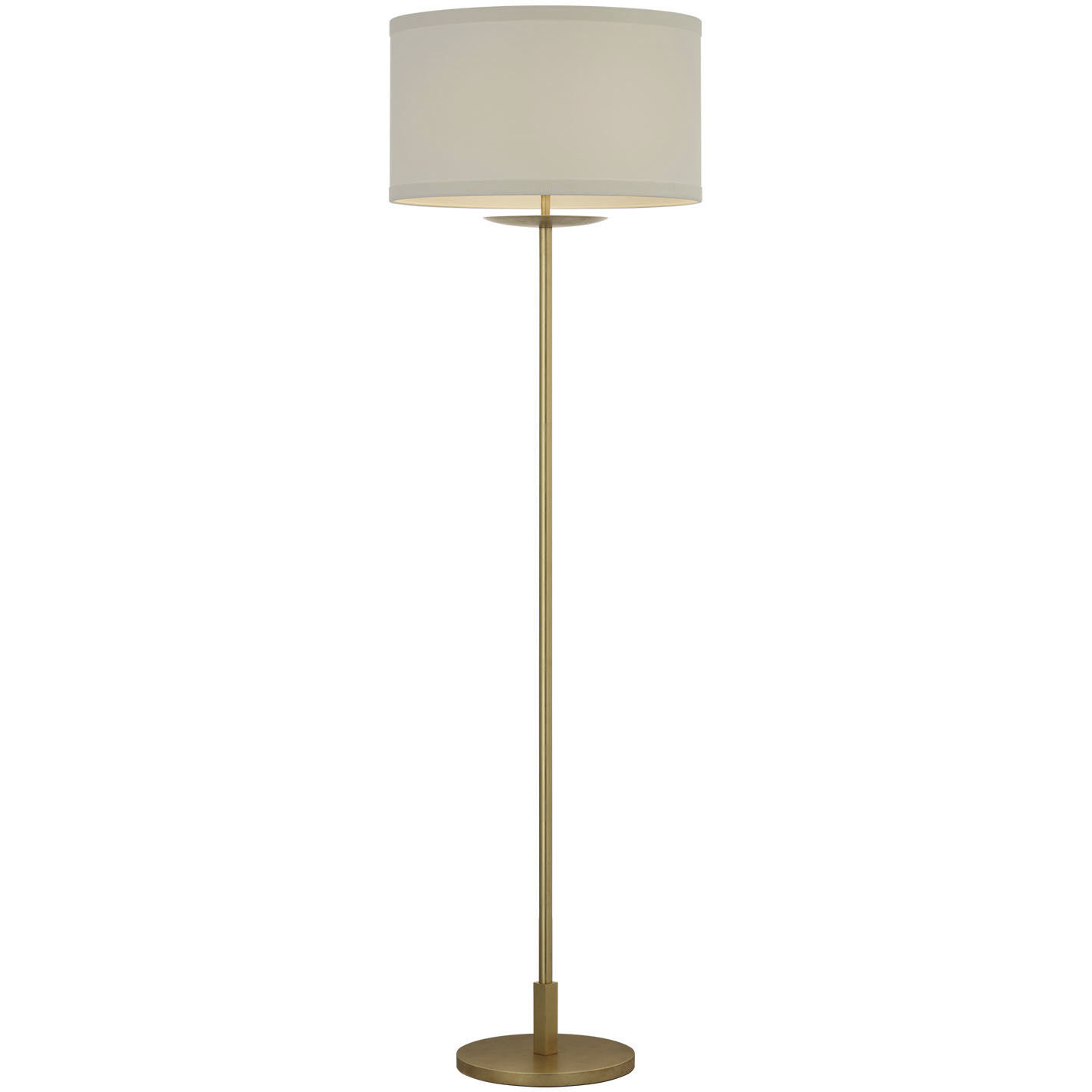 kate spade new york Walker 58 inch 4.6 watt Gild Cordless Floor Lamp Portable Light in Linen