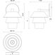 Alora Mood Tetsu 1 Light 6.5 inch Brushed Gold Bath Vanity Light Wall Light