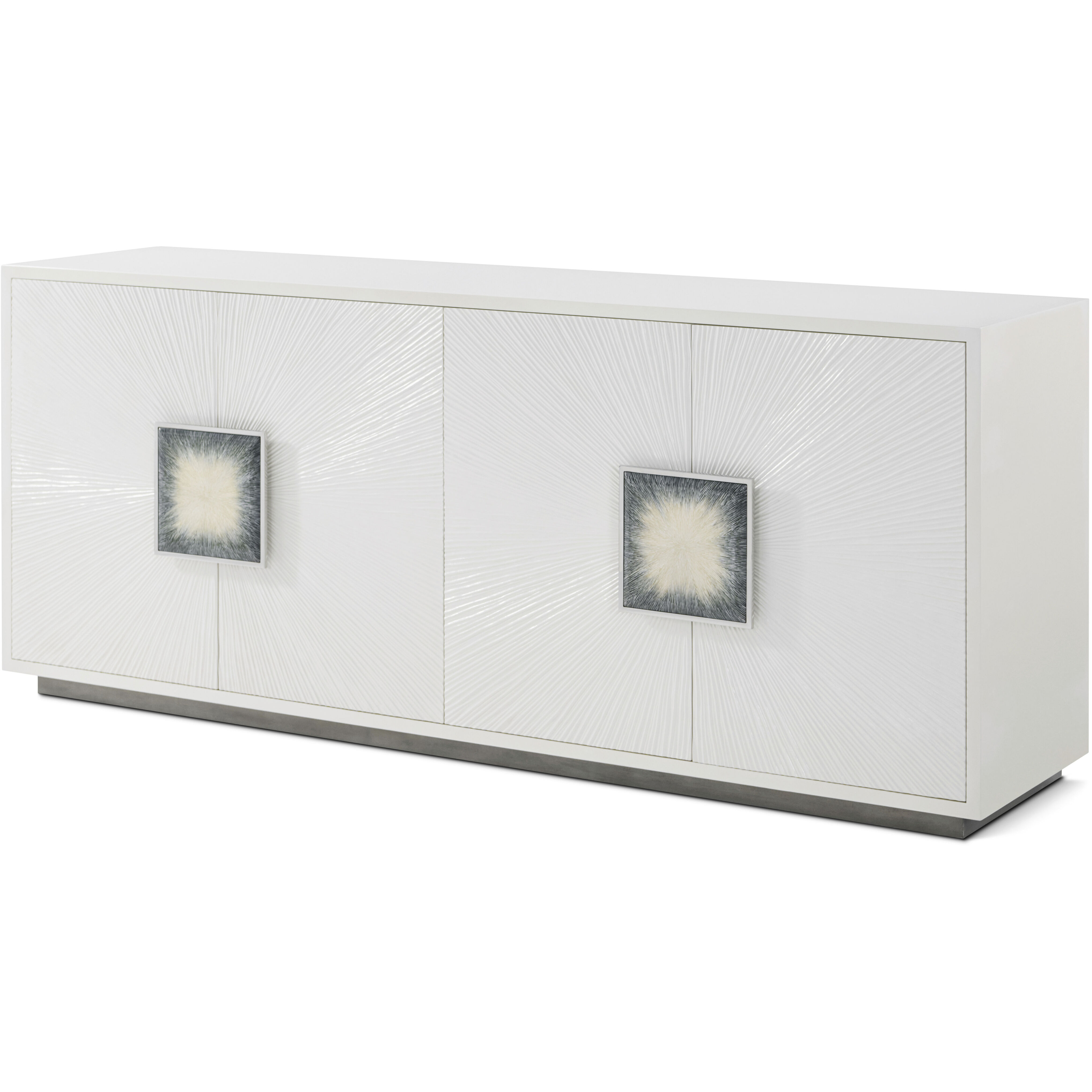 Panos 82 X 20 inch Sideboard, Wooden, 4-Door