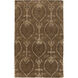 Modern Classics 156 X 108 inch Dark Brown, Camel Rug