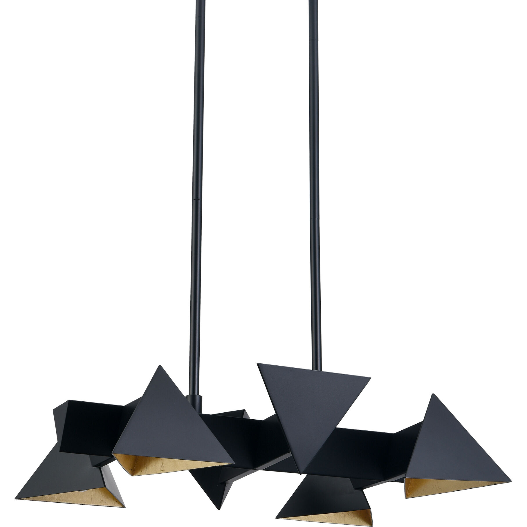 Avante 6 Light 15 inch Matte Black Chandelier Ceiling Light