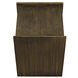 Cyrus 21 X 16 inch Aged Brass Side Table