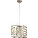 Brax 1 Light 12 inch Washed Gold Pendant Ceiling Light