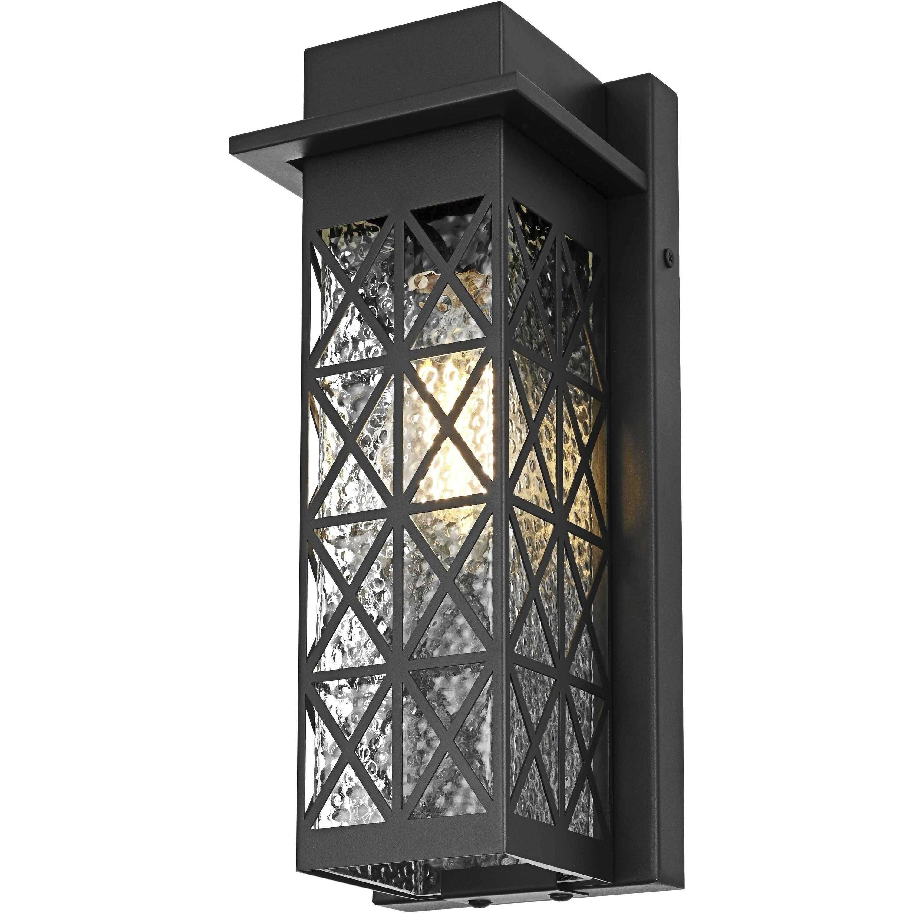 Wildey 1 Light 13 inch Black Outdoor Wall Sconce