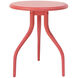 Clearwater 23 X 20 inch Coral Accent Table