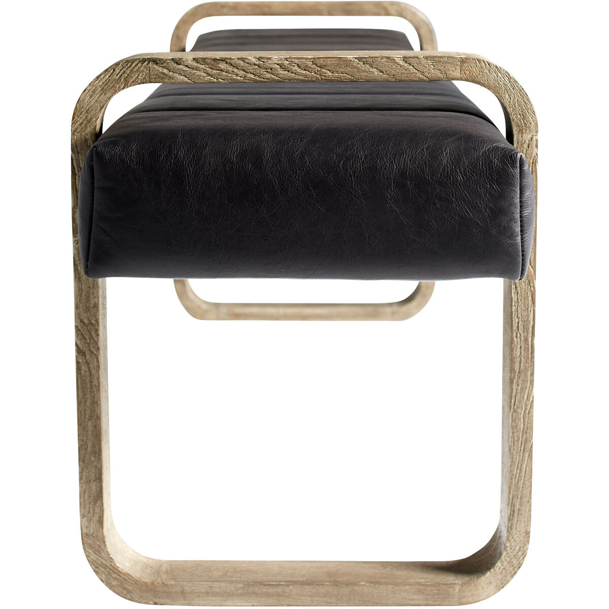 Polar Wood Black Bench