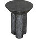 Nox 22 X 18 inch Black Marble Side Table